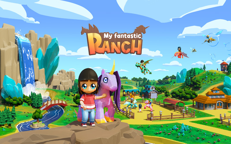 Yksisarvisten ja lohikäärmeiden asuttama My Fantastic Ranch peli on  julkaistu 